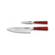 Cuchillos de cocina Wusaki Pakka - Coffret 2 couteaux