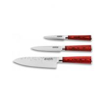 Cuchillo de cocina Wusaki Pakka - Coffret 3 couteaux