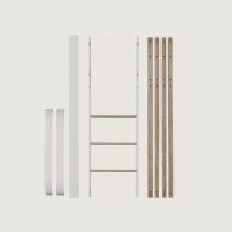 Oliver Furniture Umbauset Wood Mini+ zum halbhohen Hochbett Weiß/Eiche