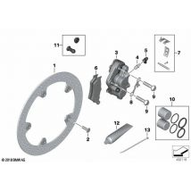 BMW Satz Bremsbeläge vorn F750GS F850GS Adventure K80 K81 K82