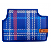MINI Allwetter Fußmatten Gummimatten Speedwell-Blue hinten für MINI F55