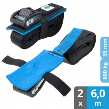 Spanngurte Klemmschloss HD SG-002-60 (2 Stück, 6m, 35mm) - ORCA