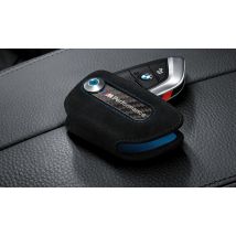 BMW M Performance Schlüsseletui aus Alcantara mit M Performance Schriftzug