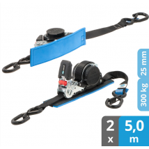 Spanngurte Automatik Ratsche SG-050-50 (2 Stück, 5m) - PANDA