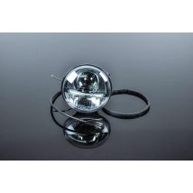 CSC LIGHT BOMB 5,5" BI-LED Scheinwerfer Schwarz Chrom Harley-Davidson Sportster