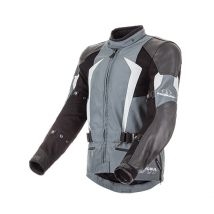 Stadler Herren Motorradjacke Sport Evo Grau/Schwarz