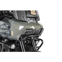 Scheinwerferschutz schwarz eloxiert, mit Schnellverschluss für Harley-Davidson RA1250 Pan America *O