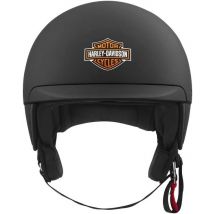 Harley Davidson HD-B09 5/8 Motorradhelm matt schwarz