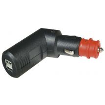 Doppel USB Ladestecker, winkelbar, 12V / 5V, 2 x 2.5A Zigarettenanzünder- und Bordnetz-Steckdosen