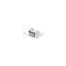 Aluminium vinger-anti-knelverbinding + balg Lg: 2250 mm