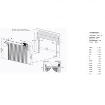 Ridisol Rapid Metallvorhang L3mxh3m Grau RAL 7016 - Hersteller: 4M