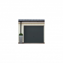 Kantelbare garagedeur L3000xh2000 Ral 7016 - Fabrikant: 4M