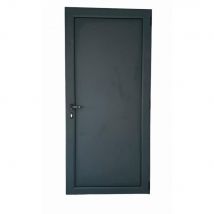 Porte De Service Alu 3 Points Pleine Isolée Ral 7016 L1100xh2150 - Fabriquant: 4M