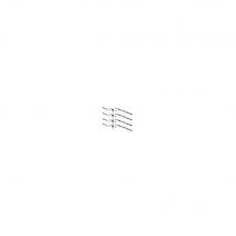 Kit 4 Fascette In Acciaio Inox Per Asta Da 8,5 M - Acc. Bayt980 Fadini - Produttore: MECCANICA FADINI