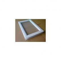 Hublot Rectangulaire Blanc 511x321 Mm À Visser Vitrage Sablé - Fabriquant: 4M