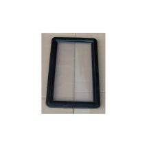Rechthoekige patrijspoort 370x235 transparant zwart om te clippen - Fabrikant: 4M