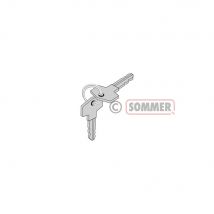 Cles X 2 Pieces Pour Deverrouillage Capot Twist 200/350 Aperto Sommer - Fabriquant: SOMMER