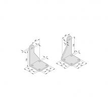 Ferrure De Poteau 85/104 G+d Twist 200 E/el - En Acier Inoxydable Aperto Sommer - Fabriquant: SOMMER