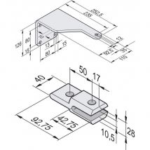 Encaixe Poste Direito Completo 92/235 Para Twist Xl Aperto Sommer - Fabricante: SOMMER