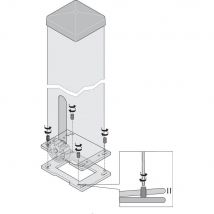 Kit Plaque De Mise À Niveau Pour Portail Coulissant Sp 900 Aperto Sommer - Fabriquant: SOMMER