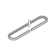 Cinghia Dentata Per Rotaia Fs60/fs6 Corta Supramatic H/ht Hormann - Produttore: HORMANN HABITAT