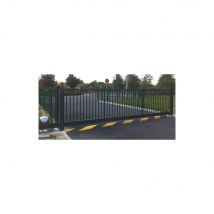 Portão Industrial Deslizante Galvanizado Autoportante Laminado 5mx2m Manual Ares100 - Branco - Fabricante: 4M