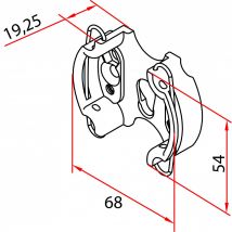 Tm2 Sup45 - Reinforced Clip Sup_1pc Faac - Fabriquant: FAAC