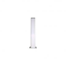 Potelet H1500mm Section 60x40 Avec Platine Couleur Blanc 9010 - Fabriquant: 4M