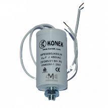 Condensatore di avviamento motore 6 Îœf / 450 V - Produttore: KONEK