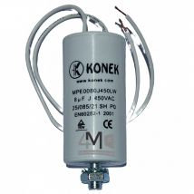 Condensador Arranque Motor 8 Îœf / 450 V - Fabricante: KONEK