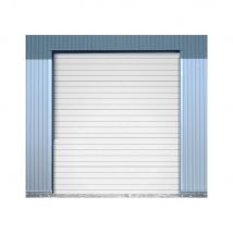 Porta Seccionada Industrial L 3m XH 3m Manual Cor Branco Ral 9010 Eco Gama V40 - Branco - Fabricante: 4M