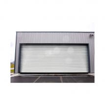 Cortina Metálica Blanca Ral9010 Motorizada 220v Lamas Macizas 9/10 L6500 H2500 Premium - Blanco Ral9010 - Fabricante: 4M