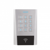 Clavier/lecteur Rfid Axk3 Métal Ip64 125 Khz Em 12/24v Dc S0 Wiegand 26-44 Bits