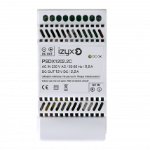 Alimentation Chargeur Rail Din 3m 230v Ac / 12v Dc (13,8v) / 2,2a