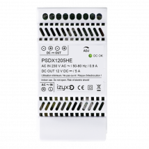 Alimentation Rail Din 3m 230v Ac / 12v Dc (12-14v) / 5a