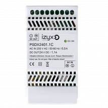 Alimentation Chargeur Rail Din 3m 230v Ac / 24v Dc (27,6v) / 1,1a