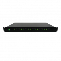 Alimentation Rack 19' / 1u 16 Voies 230v Ac / 12v Dc / 20a