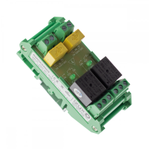 Relais Rail Din 230v Ac 2 Relais / 2 Leds Max. 250v Ac / 10a - 30v Dc / 10a