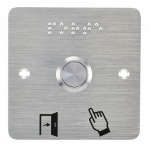 Bouton Poussoir Acier Inox D19 Mm Contact No+nc (v) + Ssp201