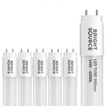 Multipack of 10x Bright Source 3ft 14w 6000k T8 LED Tube - Daylight