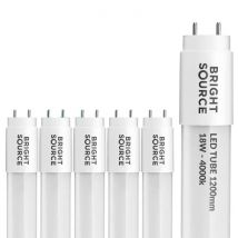 Multipack of 10x Bright Source 4ft 18w 4000k T8 LED Tube - Cool White