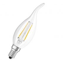 Osram Ledvance 2.5w LED Filament Bent Tip Candle Clear SES 2700k