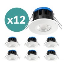 Multipack of 12x Bright Source All In One 8w/10w LED Dimmable Downlight - CCT