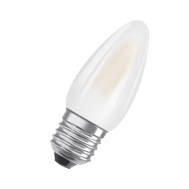 Osram 4.8w E27 2700k Frosted Dimmable LED Candle Bulb - Warm White