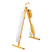 Bright Source 2ft 20w 4000k 110V LED Non Corrosive Fitting & Plasterers A-Frame Tripod - Cool White