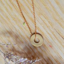 Pendentif Mini cercle - En Or - Laudate