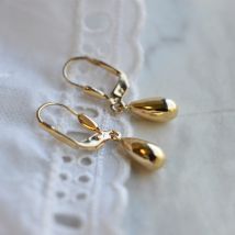 Boucles d'oreilles Goutte en or jaune - Laudate