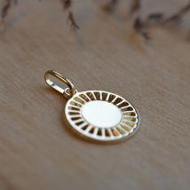 Pendentif Jeton Aurore seul Argent - En Argent - Laudate