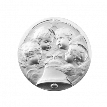 Médaille de Baptême Médaille Angélus - En Argent - Laudate