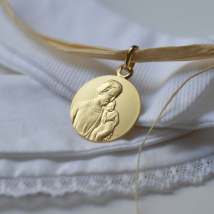 Médaille de Baptême Médaille de baptême Saint Joseph - En Or - Laudate
